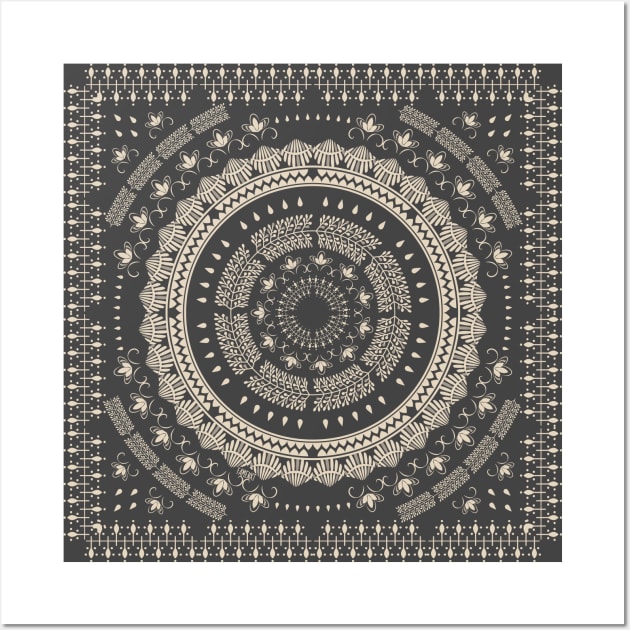 Bohemian Mandala Wall Art by famenxt